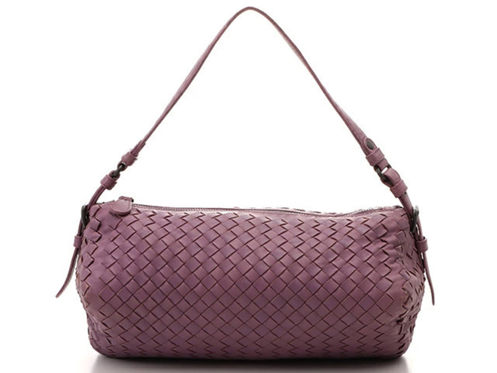 BOTTEGA VENETA Bag Intrecciato Shoulder Purple Calfskin